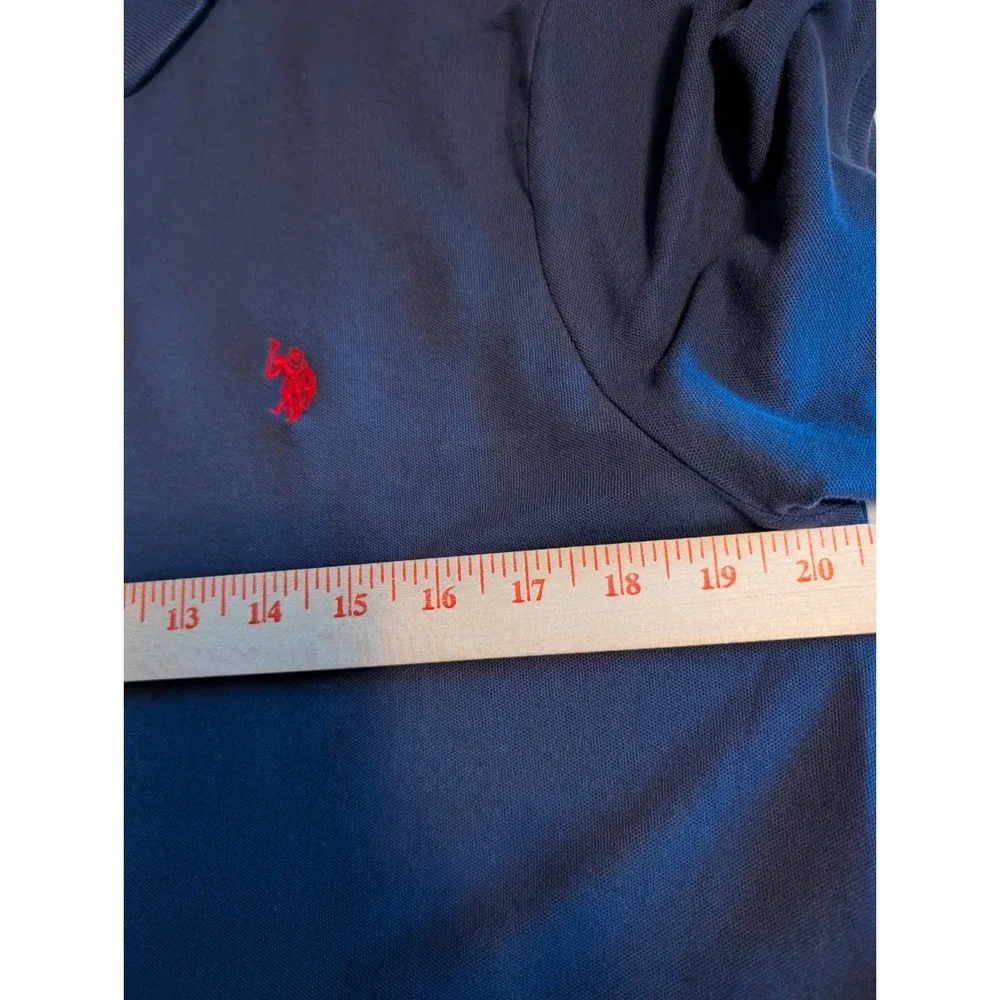 U.S. Polo Ralph Lauren Men's Sz M, Dark Blue Collared Shirt Blue US.Polo